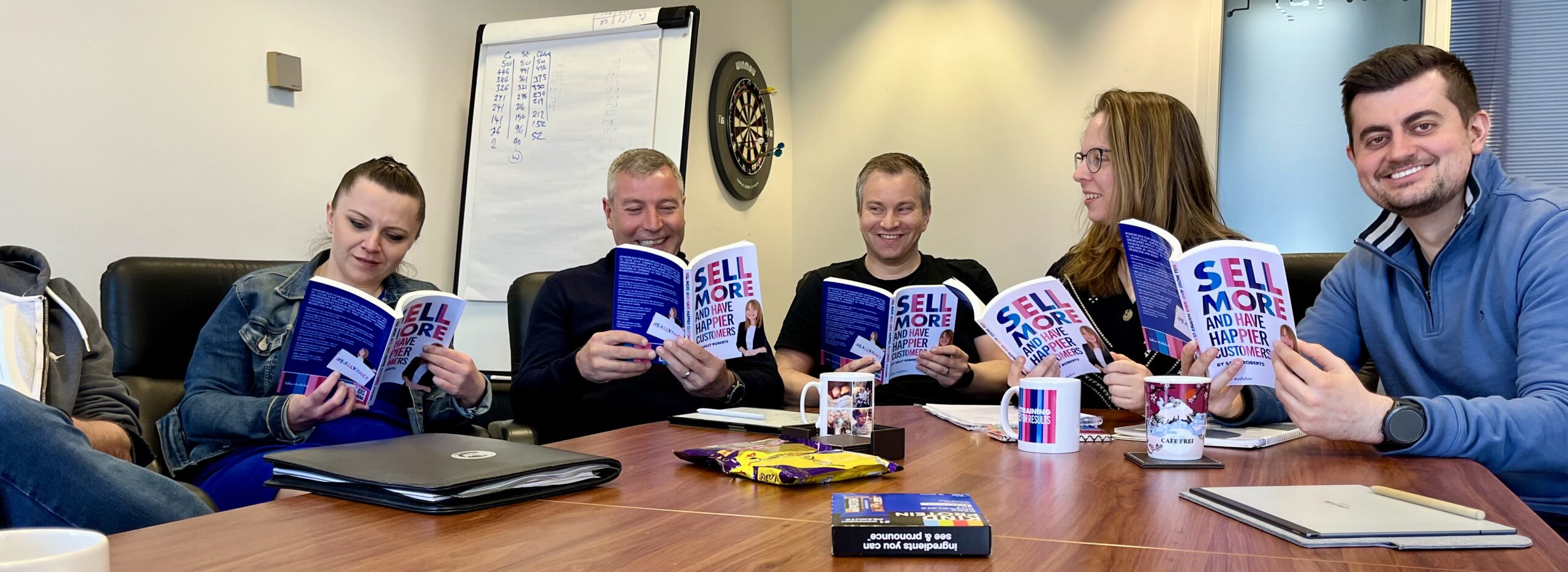 sales training book reading